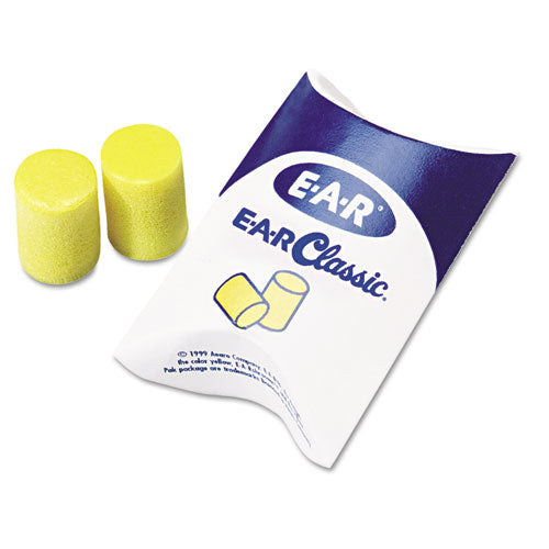 3M™ wholesale. 3M™ E·a·r Classic Earplugs, Pillow Paks, Uncorded, Pvc Foam, Yellow, 200 Pairs. HSD Wholesale: Janitorial Supplies, Breakroom Supplies, Office Supplies.