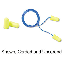 Load image into Gallery viewer, 3M™ wholesale. 3M™ E·a·rsoft Yellow Neon Soft Foam Earplugs, Corded, Regular Size, 200 Pairs. HSD Wholesale: Janitorial Supplies, Breakroom Supplies, Office Supplies.