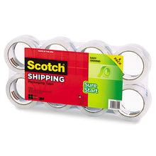 Load image into Gallery viewer, Scotch® wholesale. Scotch™ Sure Start Packaging Tape, 3&quot; Core, 1.88&quot; X 54.6 Yds, Clear, 8-pack. HSD Wholesale: Janitorial Supplies, Breakroom Supplies, Office Supplies.