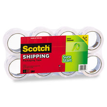 Load image into Gallery viewer, Scotch® wholesale. Scotch™ Sure Start Packaging Tape, 3&quot; Core, 1.88&quot; X 54.6 Yds, Clear, 8-pack. HSD Wholesale: Janitorial Supplies, Breakroom Supplies, Office Supplies.