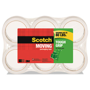 Scotch® wholesale. Scotch™ Tough Grip Moving Packaging Tape, 3" Core, 1.88" X 54.6 Yds, Clear, 6-pack. HSD Wholesale: Janitorial Supplies, Breakroom Supplies, Office Supplies.