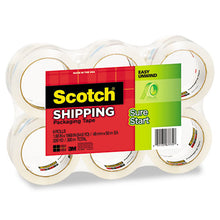 Load image into Gallery viewer, Scotch® wholesale. Scotch™ Sure Start Packaging Tape, 3&quot; Core, 1.88&quot; X 54.6 Yds, Clear, 6-pack. HSD Wholesale: Janitorial Supplies, Breakroom Supplies, Office Supplies.