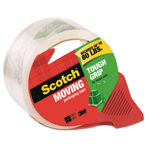 Scotch® wholesale. Scotch™ Tough Grip Moving Packaging Tape, 3" Core, 1.88" X 54.6 Yds, Clear. HSD Wholesale: Janitorial Supplies, Breakroom Supplies, Office Supplies.