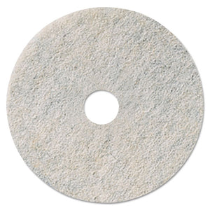 Niagara Natural Burnishing Pad, 27" Diameter, White, 5-carton