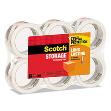 Load image into Gallery viewer, Scotch® wholesale. Scotch™ Storage Tape, 3&quot; Core, 1.88&quot; X 54.6 Yds, Clear, 6-pack. HSD Wholesale: Janitorial Supplies, Breakroom Supplies, Office Supplies.