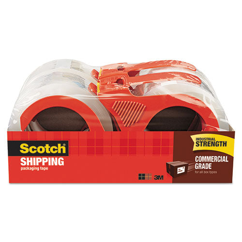 Scotch® wholesale. Scotch™ 3750 Commercial Grade Packaging Tape With Dispenser, 3" Core, 1.88" X 54.6 Yds, Clear, 4-pack. HSD Wholesale: Janitorial Supplies, Breakroom Supplies, Office Supplies.