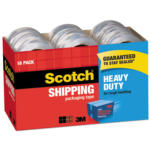 Scotch® wholesale. Scotch™ 3850 Heavy-duty Packaging Tape Cabinet Pack, 3" Core, 1.88" X 54.6 Yds, Clear, 18-pack. HSD Wholesale: Janitorial Supplies, Breakroom Supplies, Office Supplies.