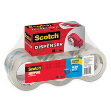 Load image into Gallery viewer, Scotch® wholesale. Scotch™ 3850 Heavy-duty Packaging Tape With Dp300 Dispenser, 3&quot; Core, 1.88&quot; X 54.6 Yds, Clear, 6-pack. HSD Wholesale: Janitorial Supplies, Breakroom Supplies, Office Supplies.