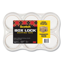 Load image into Gallery viewer, Scotch® wholesale. Scotch™ Box Lock Shipping Packaging Tape, 3&quot; Core, 1.88&quot; X 54.6 Yds, Clear, 6-pack. HSD Wholesale: Janitorial Supplies, Breakroom Supplies, Office Supplies.