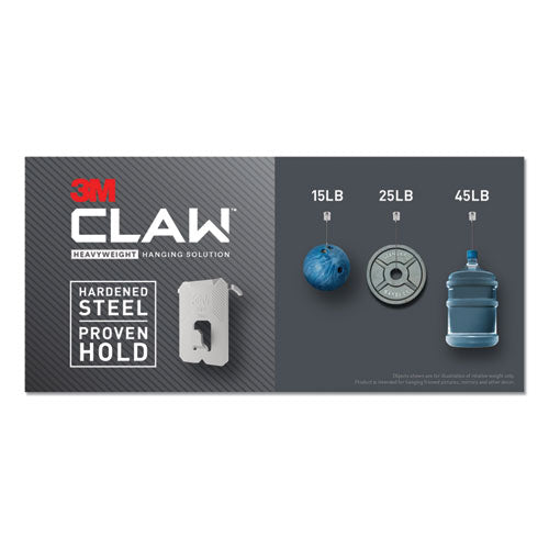 3M™ wholesale. 3M™ Claw Drywall Picture Hanger, Holds 25 Lbs, 4 Hooks And 4 Spot Markers, Stainless Steel. HSD Wholesale: Janitorial Supplies, Breakroom Supplies, Office Supplies.