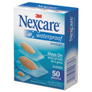 3M Nexcare™ wholesale. 3M™ Waterproof, Clear Bandages, Assorted Sizes, 50-box. HSD Wholesale: Janitorial Supplies, Breakroom Supplies, Office Supplies.