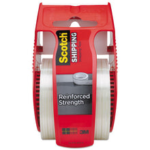 Load image into Gallery viewer, Scotch® wholesale. Scotch™ Reinforced Strength Shipping And Strapping Tape In Dispenser, 1.5&quot; Core, 1.88&quot; X 10 Yds, Clear. HSD Wholesale: Janitorial Supplies, Breakroom Supplies, Office Supplies.