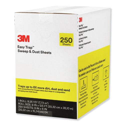 3M™ wholesale. 3M™ Easy Trap Duster, 8" X 125 Ft, White, 1 - 250 Sheet Roll-carton. HSD Wholesale: Janitorial Supplies, Breakroom Supplies, Office Supplies.