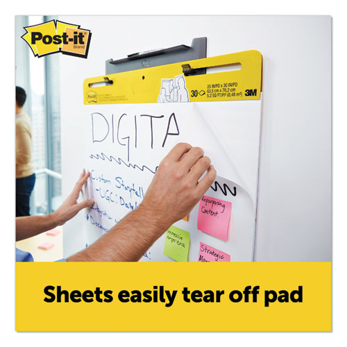 Post-it® Easel Pads Super Sticky wholesale. Self-stick Easel Pads, 25 X 30, White, 30 Sheets, 6-carton. HSD Wholesale: Janitorial Supplies, Breakroom Supplies, Office Supplies.