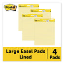 Post-it® Easel Pads Super Sticky wholesale. Self-stick Easel Pads, 25 X 30, Yellow, 30 Sheets, 4-carton. HSD Wholesale: Janitorial Supplies, Breakroom Supplies, Office Supplies.