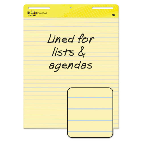 Post-it® Easel Pads Super Sticky wholesale. Self-stick Easel Pads, 25 X 30, Yellow, 30 Sheets, 4-carton. HSD Wholesale: Janitorial Supplies, Breakroom Supplies, Office Supplies.