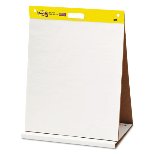 Post-it® Easel Pads Super Sticky wholesale. Self-stick Tabletop Easel Pad, 20 X 23, White, 20 Sheets. HSD Wholesale: Janitorial Supplies, Breakroom Supplies, Office Supplies.