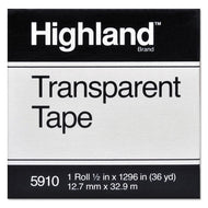 Highland™ wholesale. Transparent Tape, 1