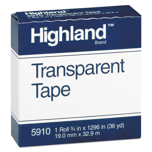 Highland™ wholesale. Transparent Tape, 1" Core, 0.75" X 36 Yds, Clear. HSD Wholesale: Janitorial Supplies, Breakroom Supplies, Office Supplies.