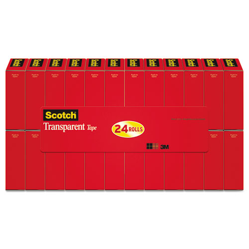 Scotch® wholesale. Scotch™ Transparent Tape, 1" Core, 0.75" X 83.33 Ft, Transparent, 24-pack. HSD Wholesale: Janitorial Supplies, Breakroom Supplies, Office Supplies.