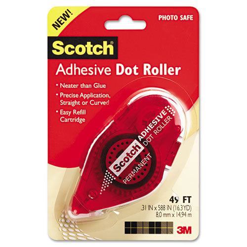 Scotch® wholesale. Scotch™ Double-sided Adhesive Roller, 0.3" X 49 Ft, Dries Clear. HSD Wholesale: Janitorial Supplies, Breakroom Supplies, Office Supplies.