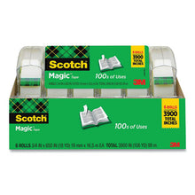 Load image into Gallery viewer, Scotch® wholesale. Scotch Magic Tape In Handheld Dispenser, 1&quot; Core, 0.75&quot; X 54.17 Ft, Clear, 6-pack. HSD Wholesale: Janitorial Supplies, Breakroom Supplies, Office Supplies.