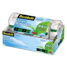 Load image into Gallery viewer, Scotch® wholesale. Scotch Magic Greener Tape With Dispenser, 1&quot; Core, 0.75&quot; X 50 Ft, Clear, 6-pack. HSD Wholesale: Janitorial Supplies, Breakroom Supplies, Office Supplies.