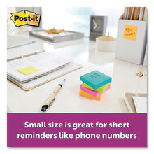 Load image into Gallery viewer, Post-it® Notes Super Sticky wholesale. Pads In Miami Colors, 2 X 2, 90-pad, 8 Pads-pack. HSD Wholesale: Janitorial Supplies, Breakroom Supplies, Office Supplies.