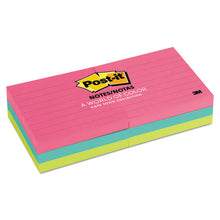 Load image into Gallery viewer, Post-it® Notes wholesale. Original Pads In Cape Town Colors, 3 X 3, Lined, 100-sheet, 6-pack. HSD Wholesale: Janitorial Supplies, Breakroom Supplies, Office Supplies.