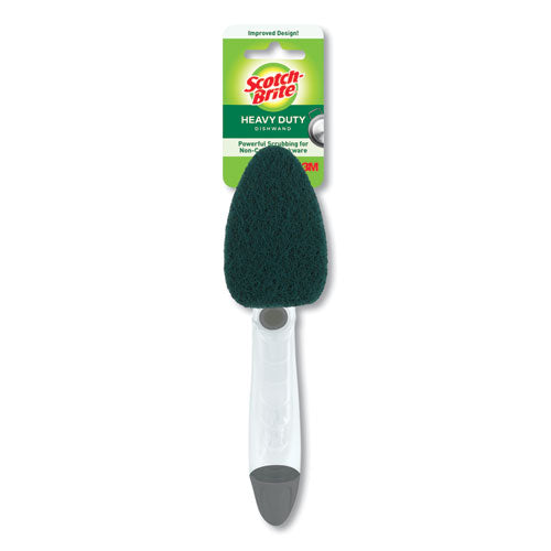 Scotch-Brite® wholesale. Heavy-duty Soap-dispensing Dishwand, 2 1-2" X 9 1-2", Yellow-green. HSD Wholesale: Janitorial Supplies, Breakroom Supplies, Office Supplies.