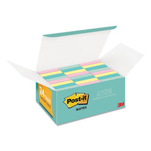 Load image into Gallery viewer, Post-it® Notes wholesale. Original Pads In Marseille Colors, Value Pack, 1 3-8 X 1 7-8, 100-sheet, 24-pack. HSD Wholesale: Janitorial Supplies, Breakroom Supplies, Office Supplies.