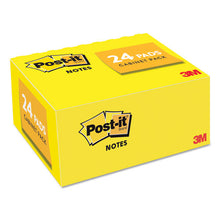 Load image into Gallery viewer, Post-it® Notes wholesale. Original Pads In Canary Yellow, 1 3-8 X 1 7-8, 100 Sheets-pad, 24 Pads-pack. HSD Wholesale: Janitorial Supplies, Breakroom Supplies, Office Supplies.