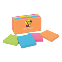 Load image into Gallery viewer, Post-it® Notes Super Sticky wholesale. Pads In Rio De Janeiro Colors, 3 X 3, 90-sheet Pads, 12-pack. HSD Wholesale: Janitorial Supplies, Breakroom Supplies, Office Supplies.