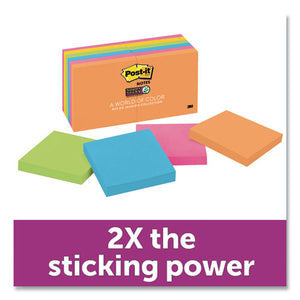 Post-it® Notes Super Sticky wholesale. Pads In Rio De Janeiro Colors, 3 X 3, 90-sheet Pads, 12-pack. HSD Wholesale: Janitorial Supplies, Breakroom Supplies, Office Supplies.