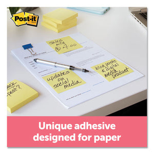 Post-it® Notes wholesale. Original Pads In Canary Yellow, Cabinet Pack, 3 X 3, 90-sheet, 18-pack. HSD Wholesale: Janitorial Supplies, Breakroom Supplies, Office Supplies.