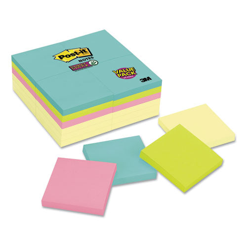 Post-it® Notes Super Sticky wholesale. Note Pads Office Pack, 3 X 3, Canary-miami, 90-pad, 24 Pads-pack. HSD Wholesale: Janitorial Supplies, Breakroom Supplies, Office Supplies.