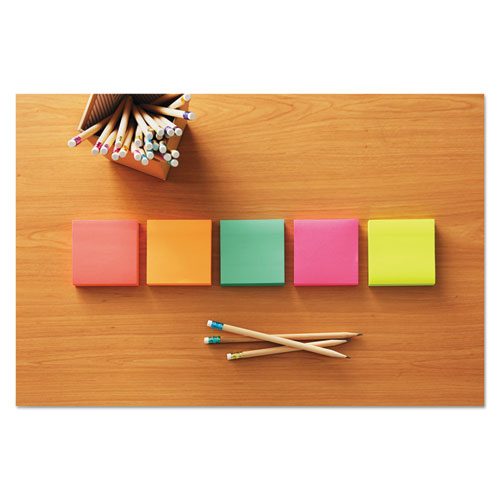 Post-it® Notes wholesale. Original Pads In Cape Town Colors, 3 X 3, 100-sheet, 5-pack. HSD Wholesale: Janitorial Supplies, Breakroom Supplies, Office Supplies.