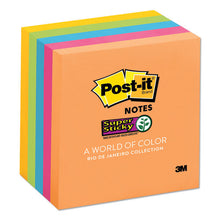 Load image into Gallery viewer, Post-it® Notes Super Sticky wholesale. Pads In Rio De Janeiro Colors, 3 X 3, 90-sheet Pads, 5-pack. HSD Wholesale: Janitorial Supplies, Breakroom Supplies, Office Supplies.