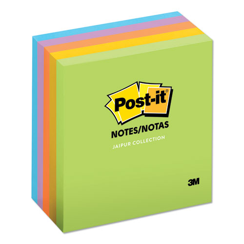 Post-it® Notes wholesale. Original Pads In Jaipur Colors, 3 X 3, 100-sheet, 5-pack. HSD Wholesale: Janitorial Supplies, Breakroom Supplies, Office Supplies.