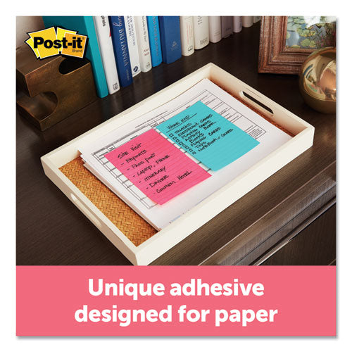 Post-it® Notes wholesale. Original Pads In Cape Town Colors, Lined, 4 X 6, 100-sheet, 3-pack. HSD Wholesale: Janitorial Supplies, Breakroom Supplies, Office Supplies.