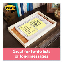 Load image into Gallery viewer, Post-it® Notes wholesale. Original Pads In Canary Yellow, Lined, 4 X 6, 100-sheet, 5-pack. HSD Wholesale: Janitorial Supplies, Breakroom Supplies, Office Supplies.