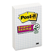 Load image into Gallery viewer, Post-it® Notes Super Sticky wholesale. Grid Notes, 4 X 6, White, 50-sheet, 6-pack. HSD Wholesale: Janitorial Supplies, Breakroom Supplies, Office Supplies.