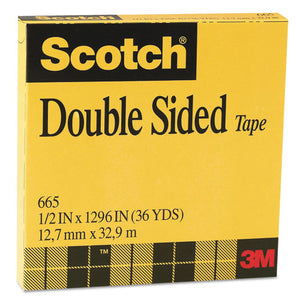 Scotch® wholesale. Scotch Double-sided Tape, 3" Core, 0.5" X 36 Yds, Clear. HSD Wholesale: Janitorial Supplies, Breakroom Supplies, Office Supplies.