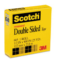 Scotch® wholesale. Scotch™ Double-sided Tape, 1" Core, 0.5" X 75 Ft, Clear. HSD Wholesale: Janitorial Supplies, Breakroom Supplies, Office Supplies.