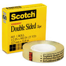 Scotch® wholesale. Scotch™ Double-sided Tape, 1" Core, 0.5" X 75 Ft, Clear. HSD Wholesale: Janitorial Supplies, Breakroom Supplies, Office Supplies.