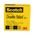 Scotch® wholesale. Scotch™ Double-sided Tape, 1" Core, 0.5" X 75 Ft, Clear. HSD Wholesale: Janitorial Supplies, Breakroom Supplies, Office Supplies.