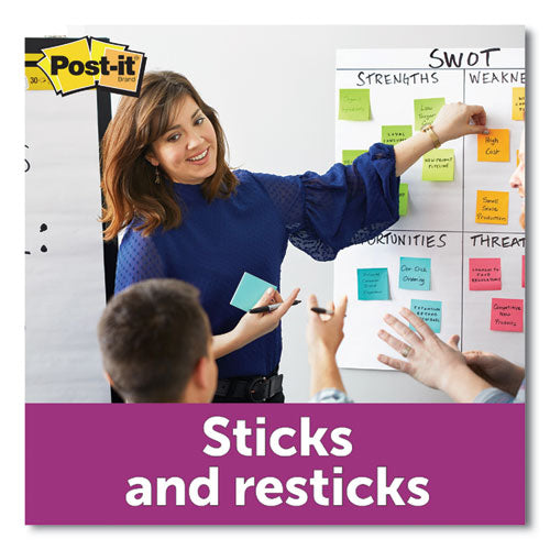 Post-it® Notes Super Sticky wholesale. Pads In Rio De Janeiro Colors, Lined, 4 X 4, 90-sheet Pads, 6-pack. HSD Wholesale: Janitorial Supplies, Breakroom Supplies, Office Supplies.