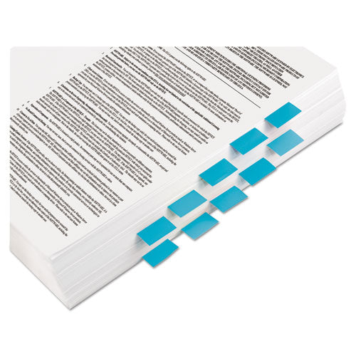 Post-it® Flags wholesale. Standard Page Flags In Dispenser, Bright Blue, 100 Flags-dispenser. HSD Wholesale: Janitorial Supplies, Breakroom Supplies, Office Supplies.