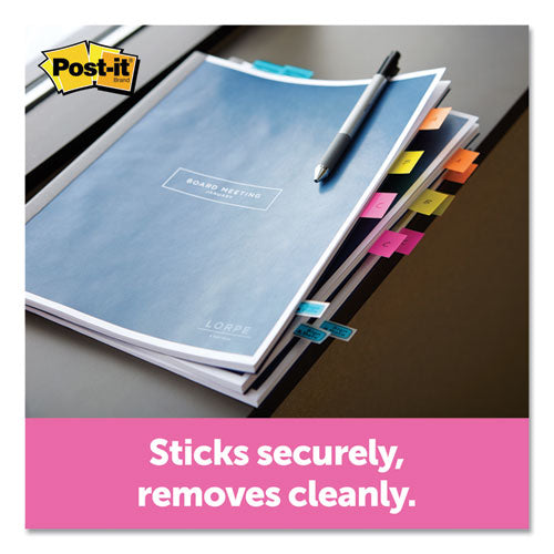Post-it® Flags wholesale. Page Flags In Desk Grip Dispenser, 1 X 1 3-4, Red, 200-dispenser. HSD Wholesale: Janitorial Supplies, Breakroom Supplies, Office Supplies.