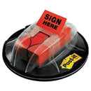 Post-it® Flags wholesale. High Volume Flag Dispenser, "sign Here", Red, 200 Flags-dispenser. HSD Wholesale: Janitorial Supplies, Breakroom Supplies, Office Supplies.